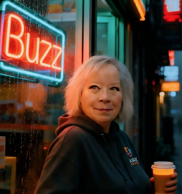 Website Social Buzz Marcie Wolf Web Designer